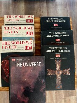 Vintage hardcover book set from the editors of LIFE $10 for all