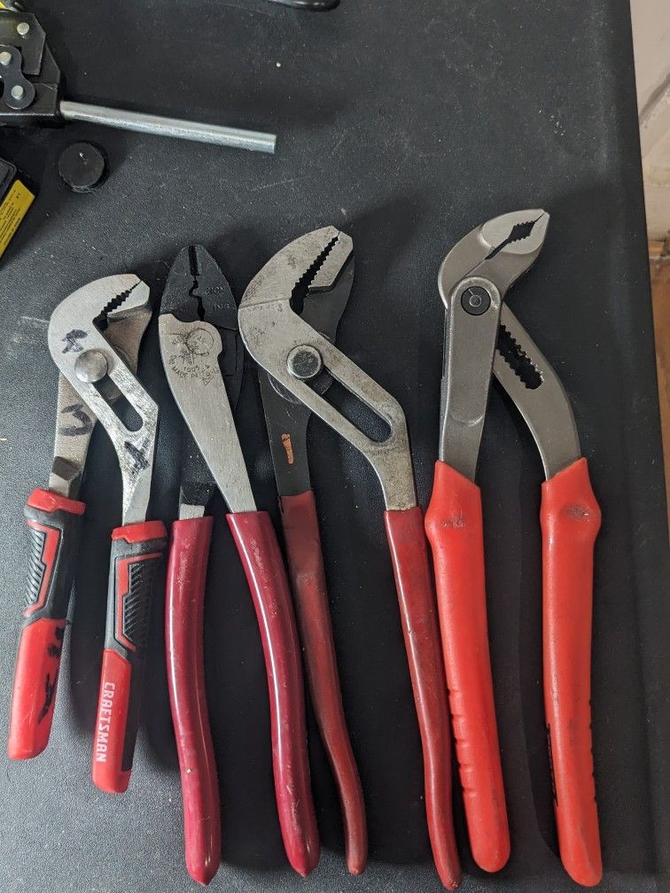 Tools Adjustable Interlocking Channel Lock Pliers