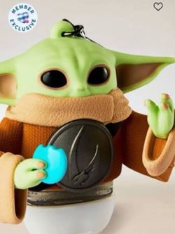 Grogu pocket sanitizer holder/ bath and body works