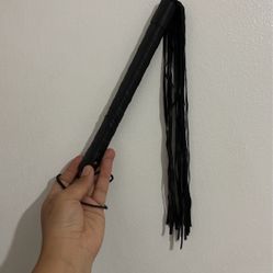 Halloween Whip Black Small Handle Costume 