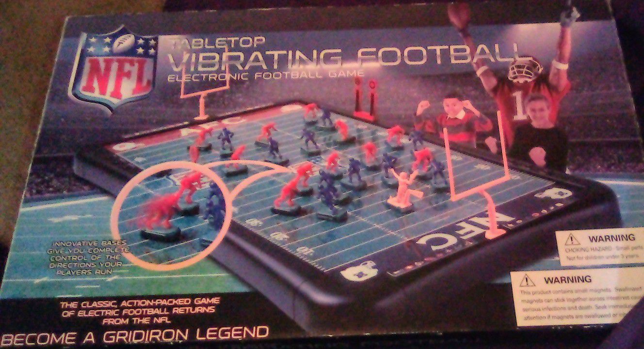NFL TABLETOP VIBRATING FOOTBALL ELECTRONIC FOOTBALL GAME