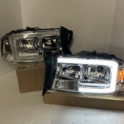 97 2004 Dodge Dakota Headlights