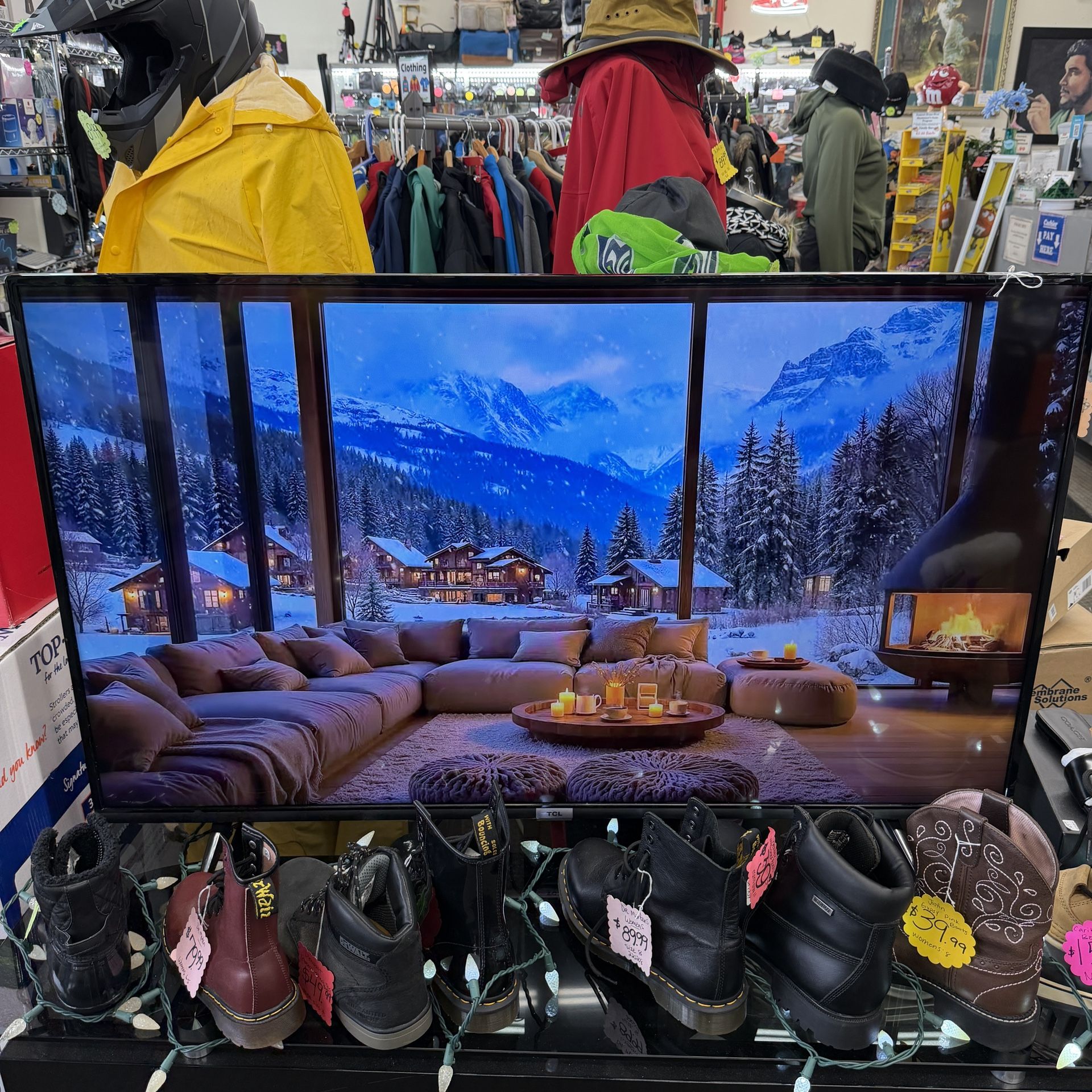 TCL 50” Class 4K Ultra HD UHD LED Smart Roku TV w/Remote