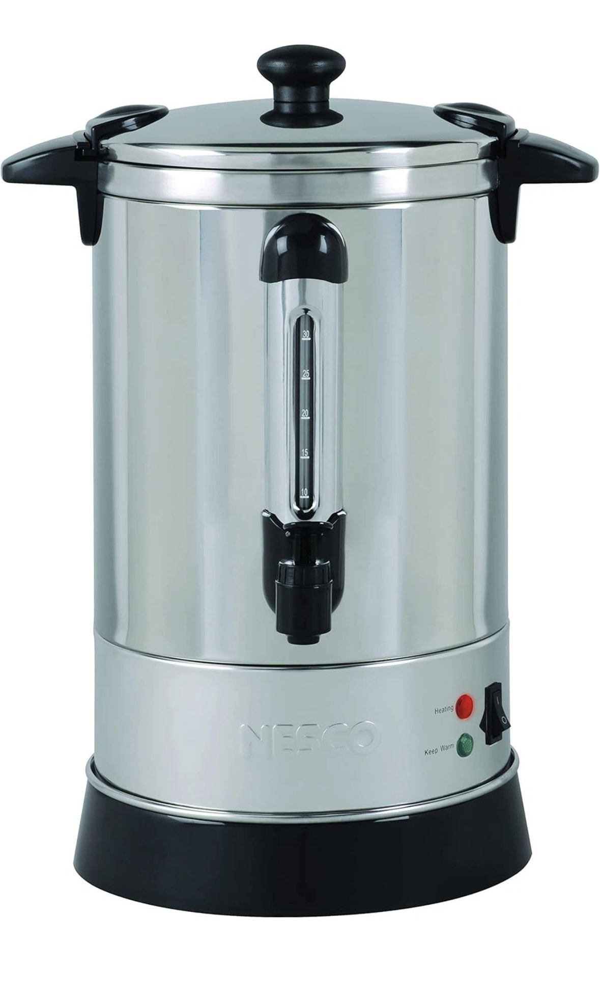 Nesco Professional Coffee Urn, 30 Cups, Stainless Steel