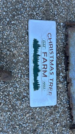 Christmas Tree Farm Decorative Metal Sign
