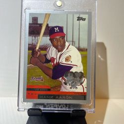 Hank Aaron Baseball Card 