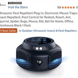 Ultrasonic Pest Repellent Plug-in