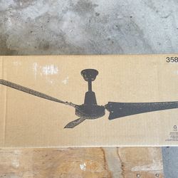  60 in. Indoor/Outdoor Black Ceiling Fan