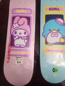 Girl hello kitty. Decks, skateboards