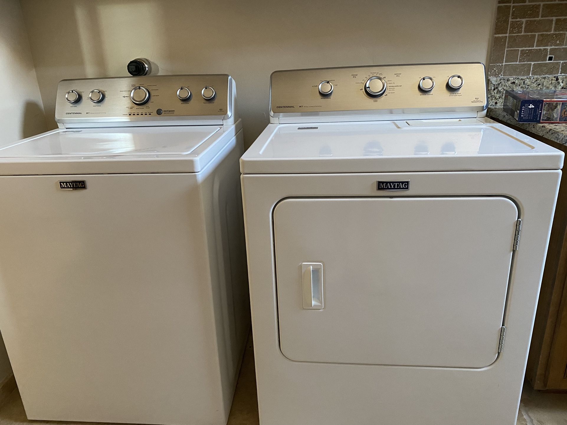 Maytag Centennial Washer &Dryer
