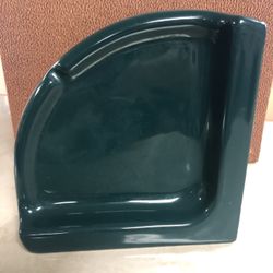 Ceramic Tile Bathroom Corner Shower Shelf Beautiful Green   7”x 7”
