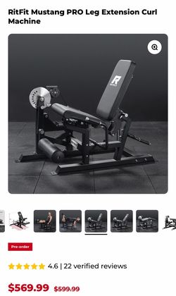 Very strong quad and hamstring machine