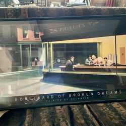 “Boulevard of Broken Dreams” Framed Vintage Helnwein Print 1987 14 x 9