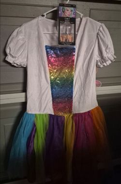 Rainbow halloween dress