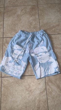 Asaali baby blue shorts