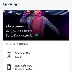 Chris Brown Tickets (Petco Park)
