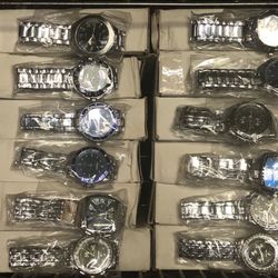 Fashion Watches Men Or Women / Ladies Mix Lot Wholesale  3 Dozens (36 Pcs) $110