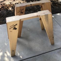 2 Burro Saw Horses Made in USA. Great Condition