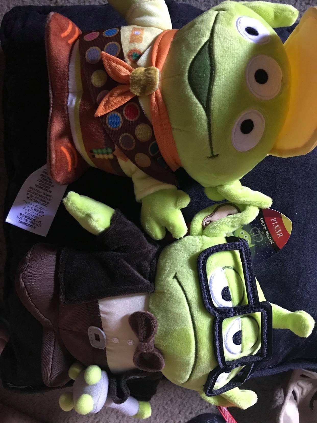 Alien as Carl and Russell plushies