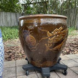 Chinese Plant Pot (2 available- $150 each)