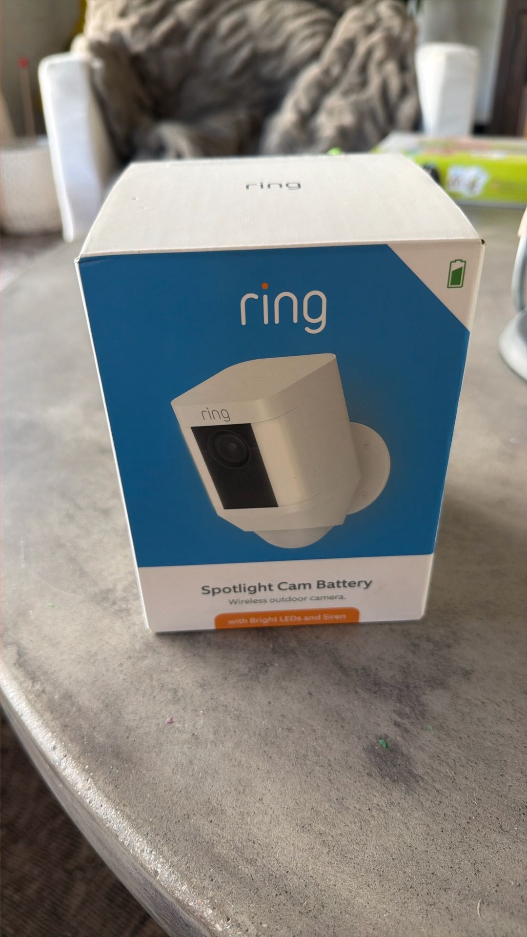 Unopened Ring Spotlight Cam