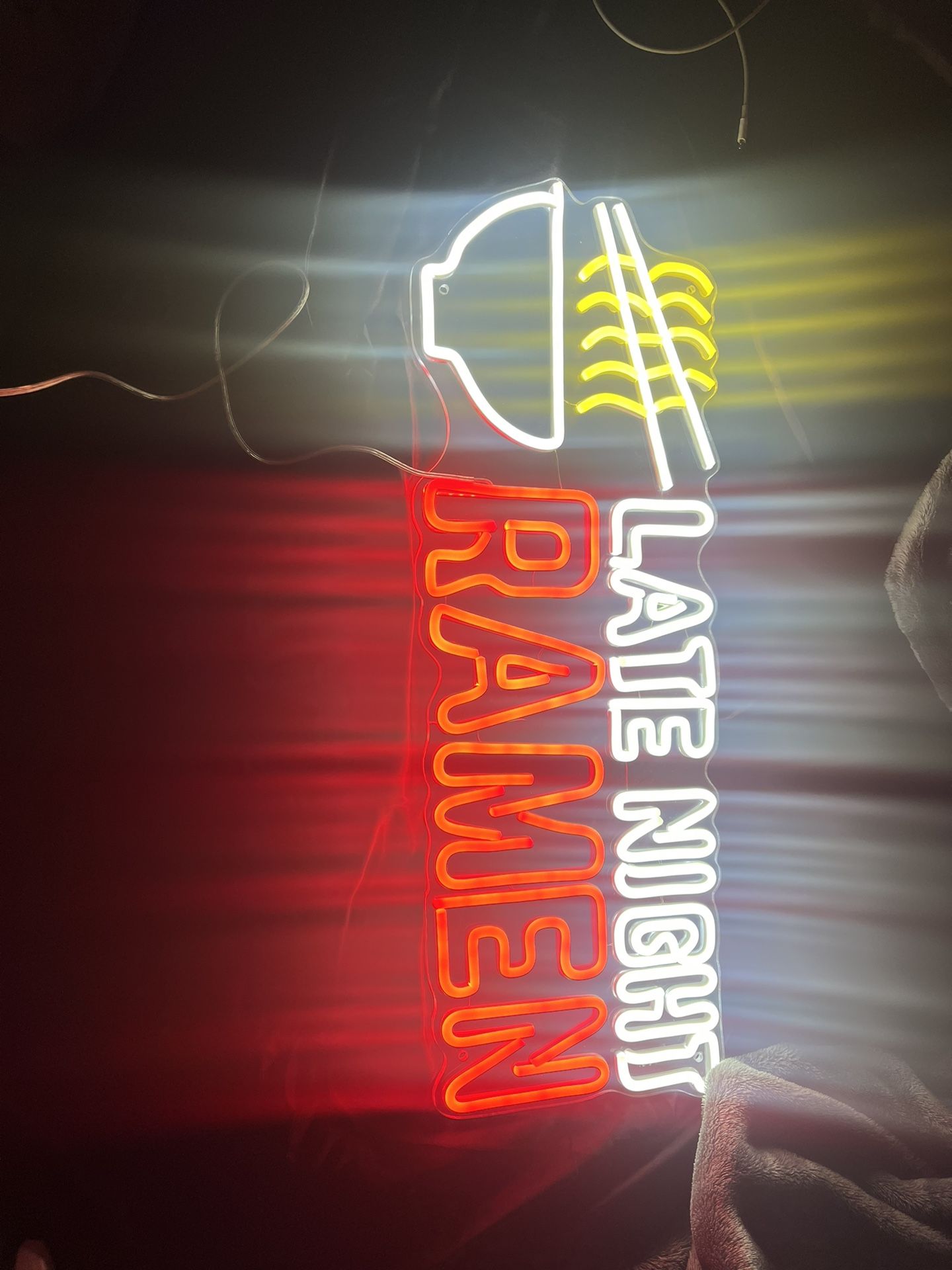 Late Night Ramen Neon Sign