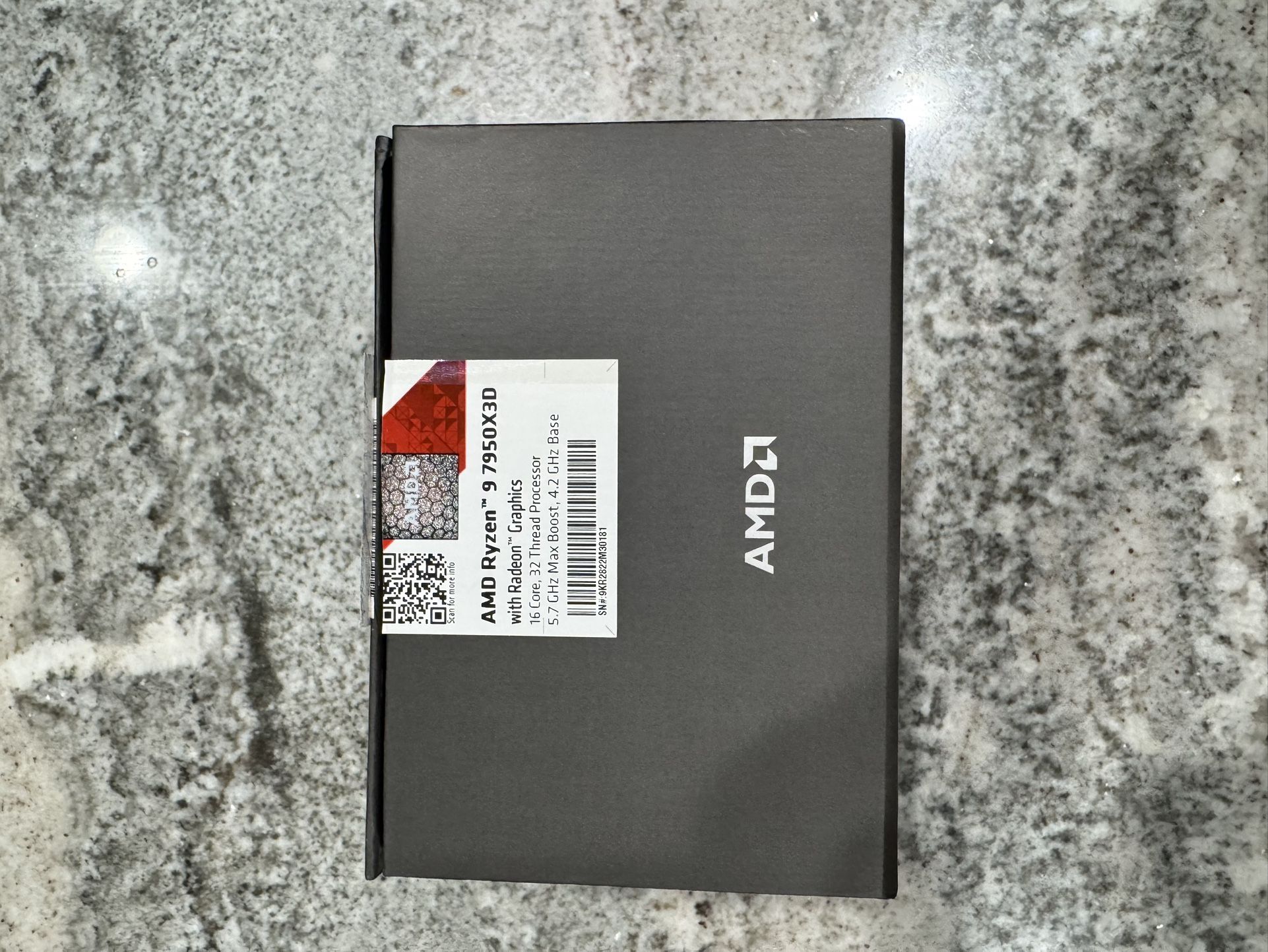 AMD Ryzen™ 7950X3D 16 Core, 32 Thread Desktop Processor