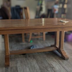 Solid Wood Dining Table 