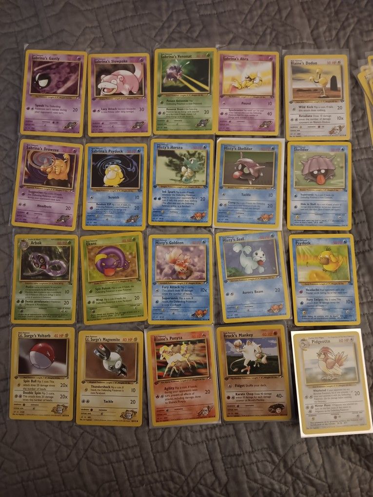 Vintage Pokemon Cards + All Holos Celebration Series 