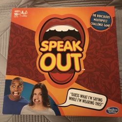 FUNNY Mouthpiece game Speak Out. Lots of Laughs! 