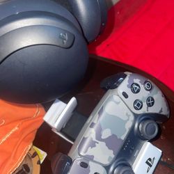 Wireless Ps5 Headphones With Conroller Doc
