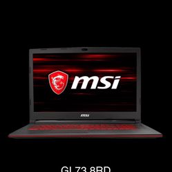 Gaming Laptop - MSI GL73 8RD
