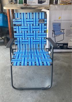 Mountain Summit Gear Folding Camp Chair Blue