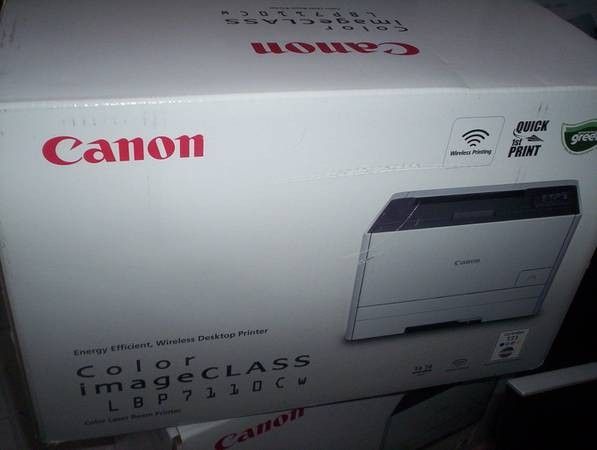 New Canon imageCLASS LBP7110Cw Wireless Color Laser Printer - $499 (Schererville)