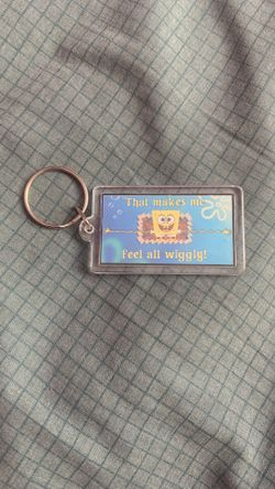 Vintage SpongeBob Keychain. New