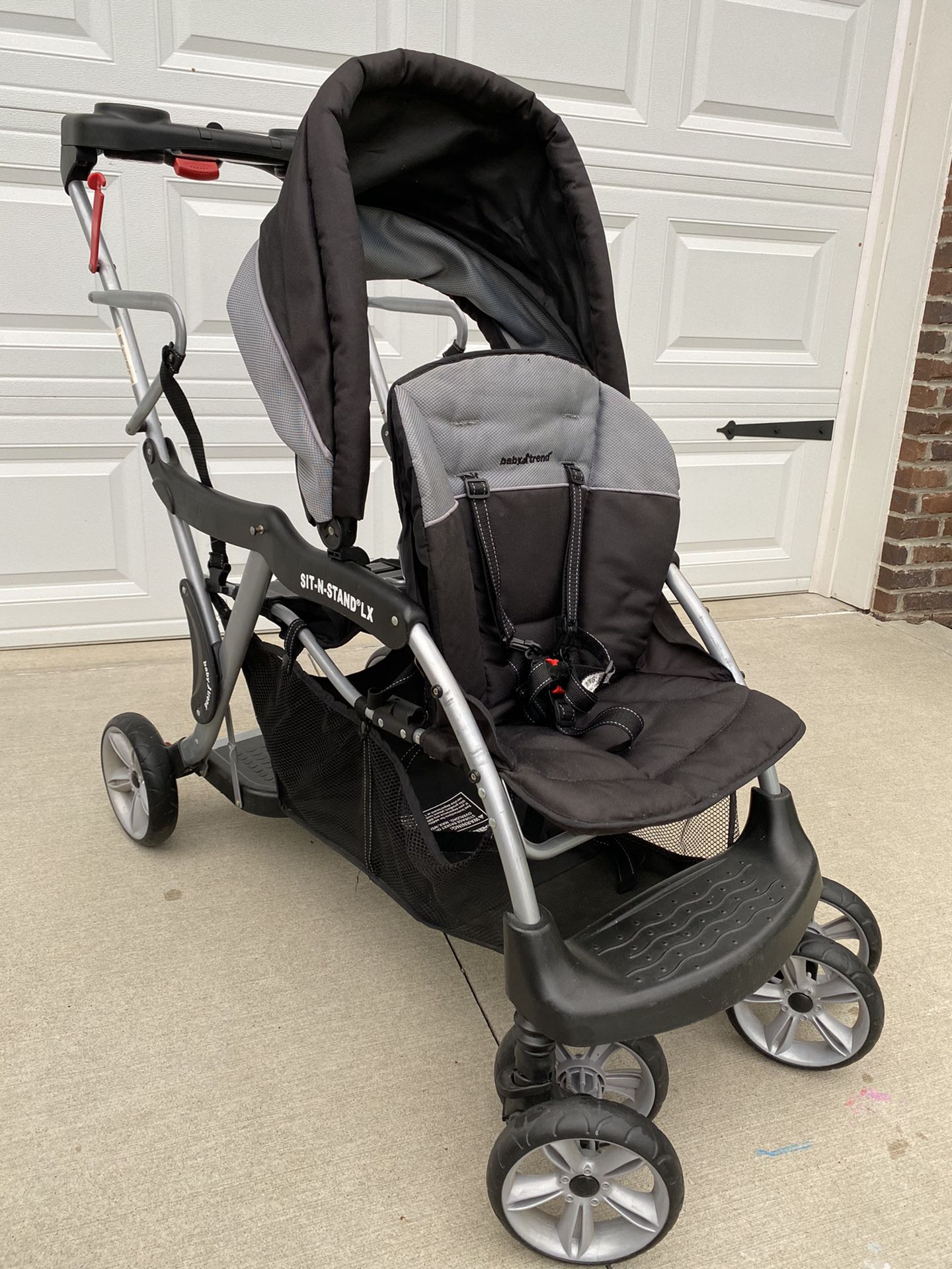 Graco Stand and Ride Stroller | Lightweight Double Stroller with Toddler Standing Platform