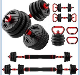 Weight Set with Connector, 5 in1 Dumbbells Set