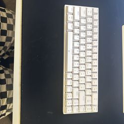 TMKB reds 65% Mechanical Keyboard White, Blue Led Lit