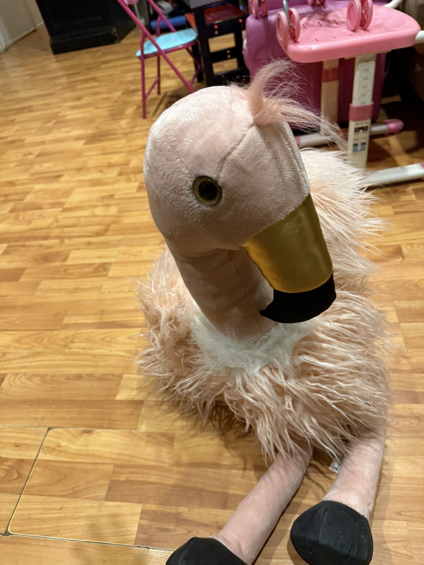 Free stuffed animal flamingo