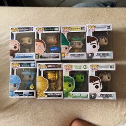 8 Funko Pop Lot  
