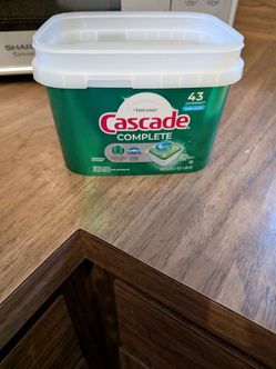 Cascade dishwasher tabs (18 tabs)