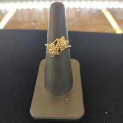 14k Diamond Ring,Sz5.5