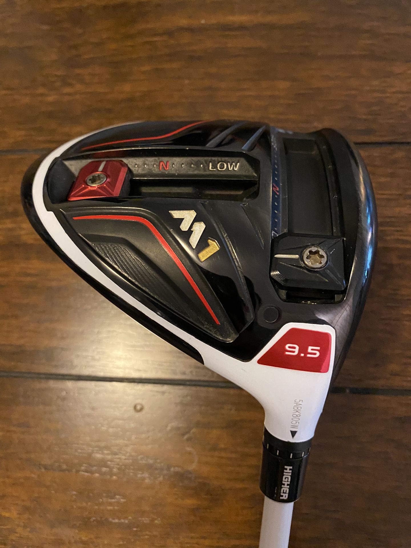 TaylorMade M1 430 9.5 Golf Driver Rogue 110 MSi X Stiff Flex With Headcover