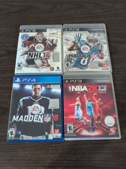 PlayStation 3 PlayStation 4 PS4 PS3 Sports Games