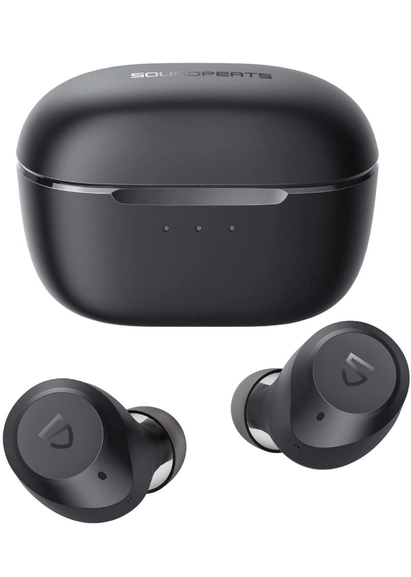 SoundPEATS T2 Wireless Earbuds Hybrid Active Noise Canceling Bluetooth 5.1 Headphones in-Ear ANC Wireless Earphones with Transparency Mode, Touch Cont