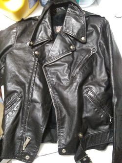 Brooks Leather Jacket size M
