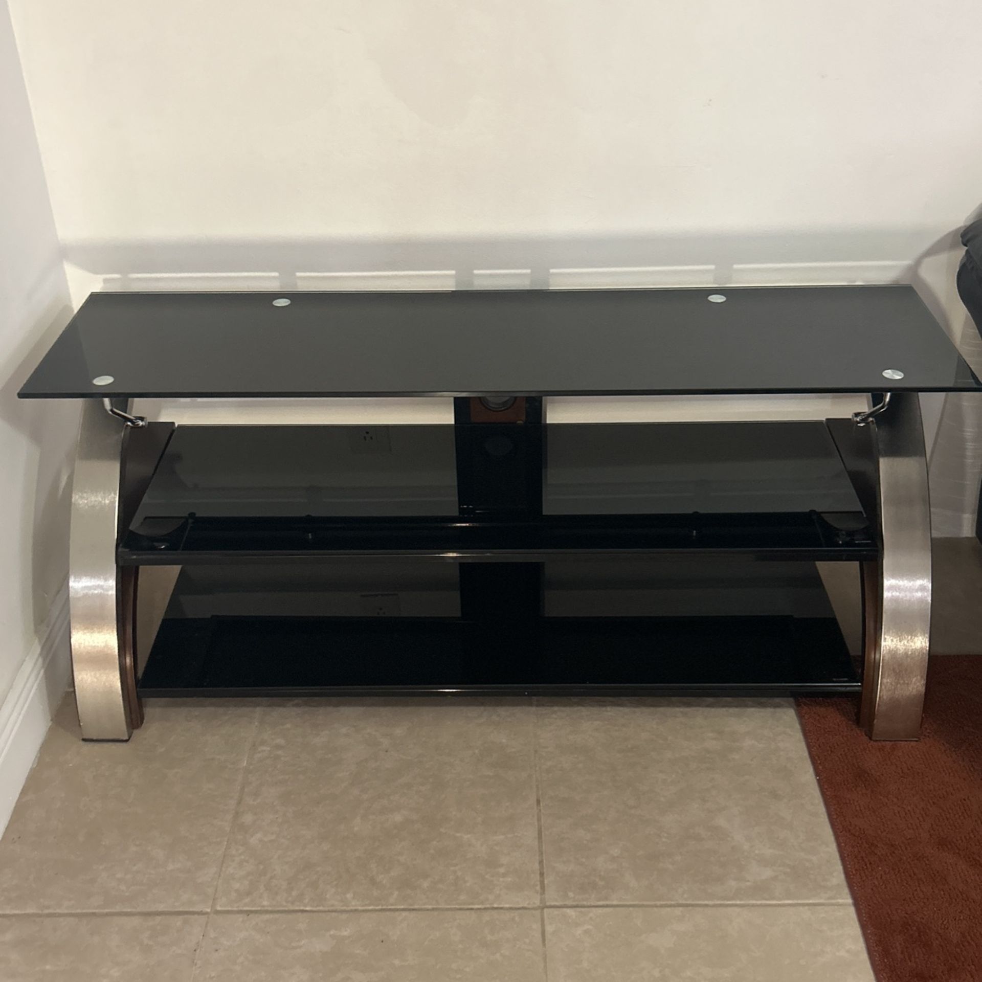 Tv Stand (Tampered Glass)