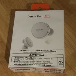 Like New Denon PerL Pro Earbuds 