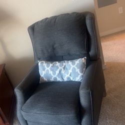 Charcoal Grey Electric Recliner 