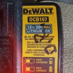 DEWALT DCB107 BATTERYAND CHARGER